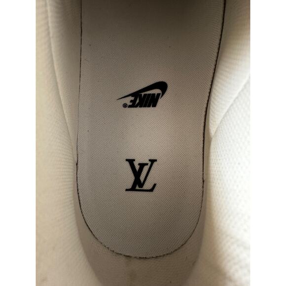 Louis Vuitton Nike Green & White Monogram Air Force 1 - Picture 8 of 9